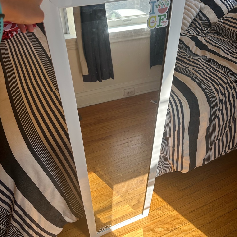 White Full-Length Mirror